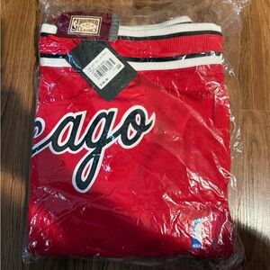 Chicago Bulls Red M&N x Just Don Warmup Pants Red Size XXL BNWT